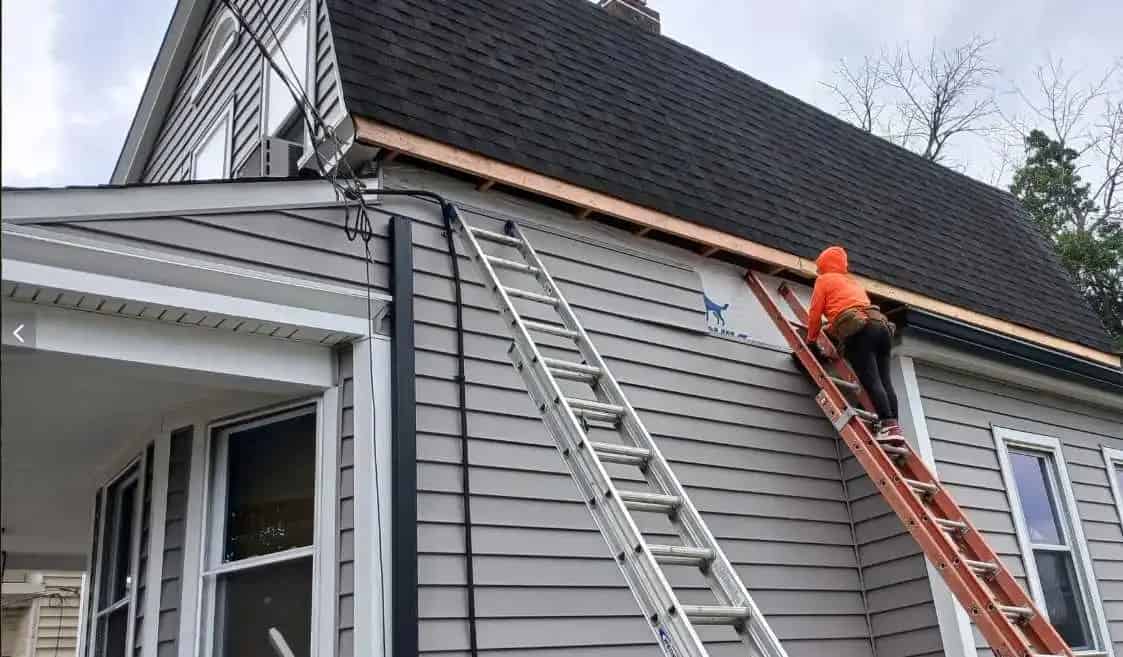 Home siding installation project completed by AG Restorations siding contractor in Linden New Jersey