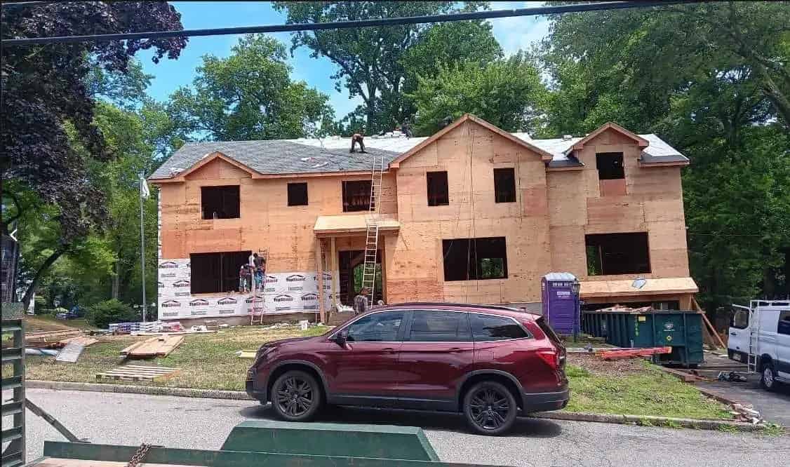 Roof repair and roof replacement services by AG Restorations roofing contractor in Linden New Jersey